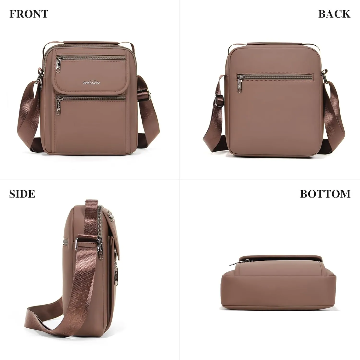 Aklsvion Messenger Bag Shoulder Bags Man Purses and Bags Small Crossbody Bags for Men and Women Water Resistant Sling Bag