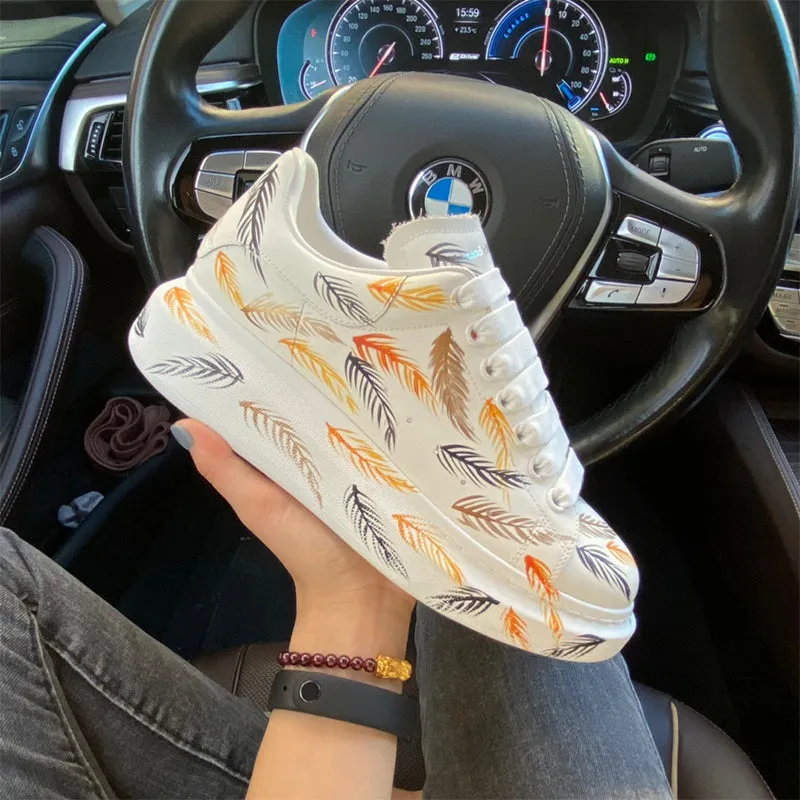ALEXANDRO MAXXI KOREAN STREET STYLE GRAFFITI CHUNKY SOLE UNISEX SNEAKER