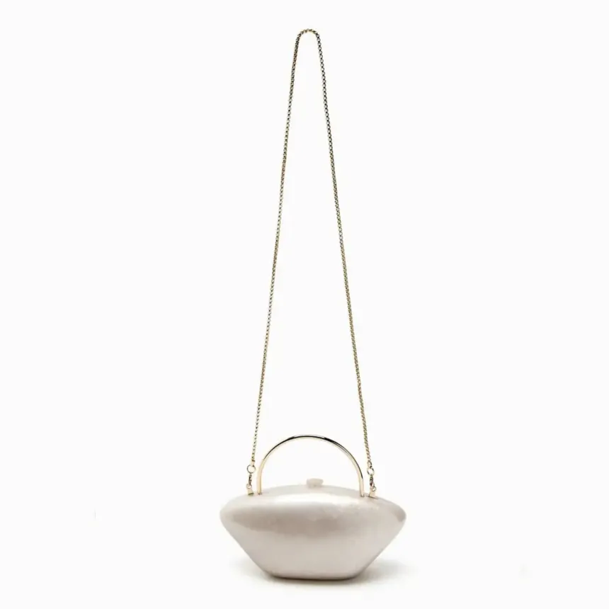 Alicja Pearlescent Acrylic Evening Bag