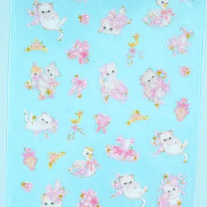 Amenomori Fumika Ribbony Kitty Stickers