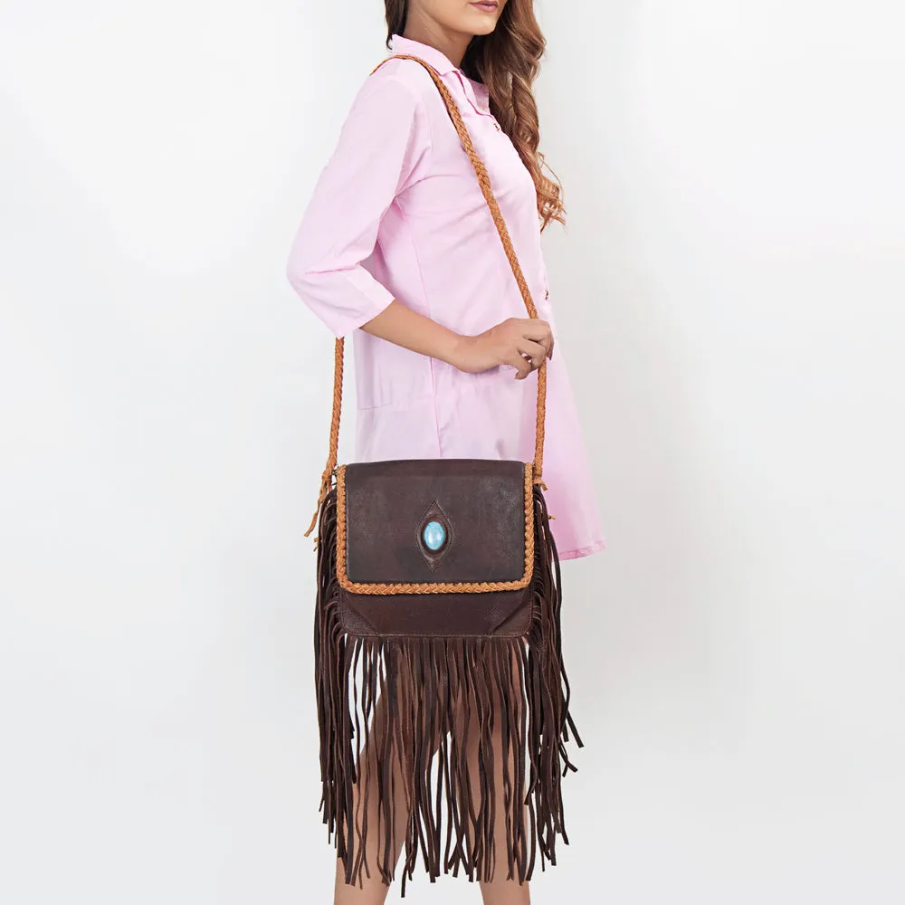 American Darling ADBGD141 Crossbody Genuine Leather Women Bag Western Handbag Purse
