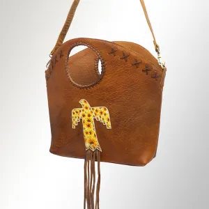 American Darling ADBGM257B Bucket Genuine Leather Women Bag Western Handbag Purse