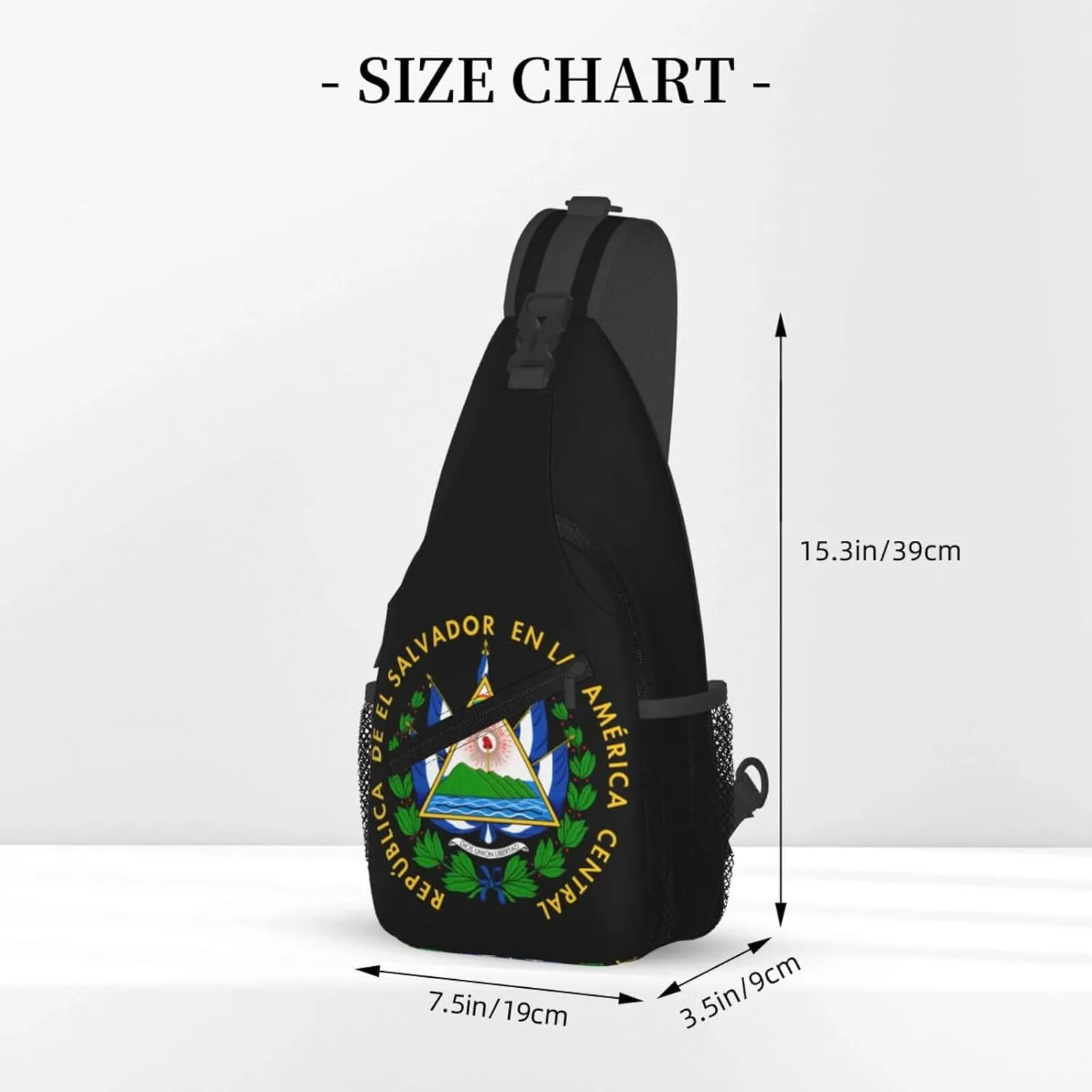 American Flag Stars Sling Bag Adjustable Chest Bags Casual Crossbody Bag Travel Shoulder Backpack