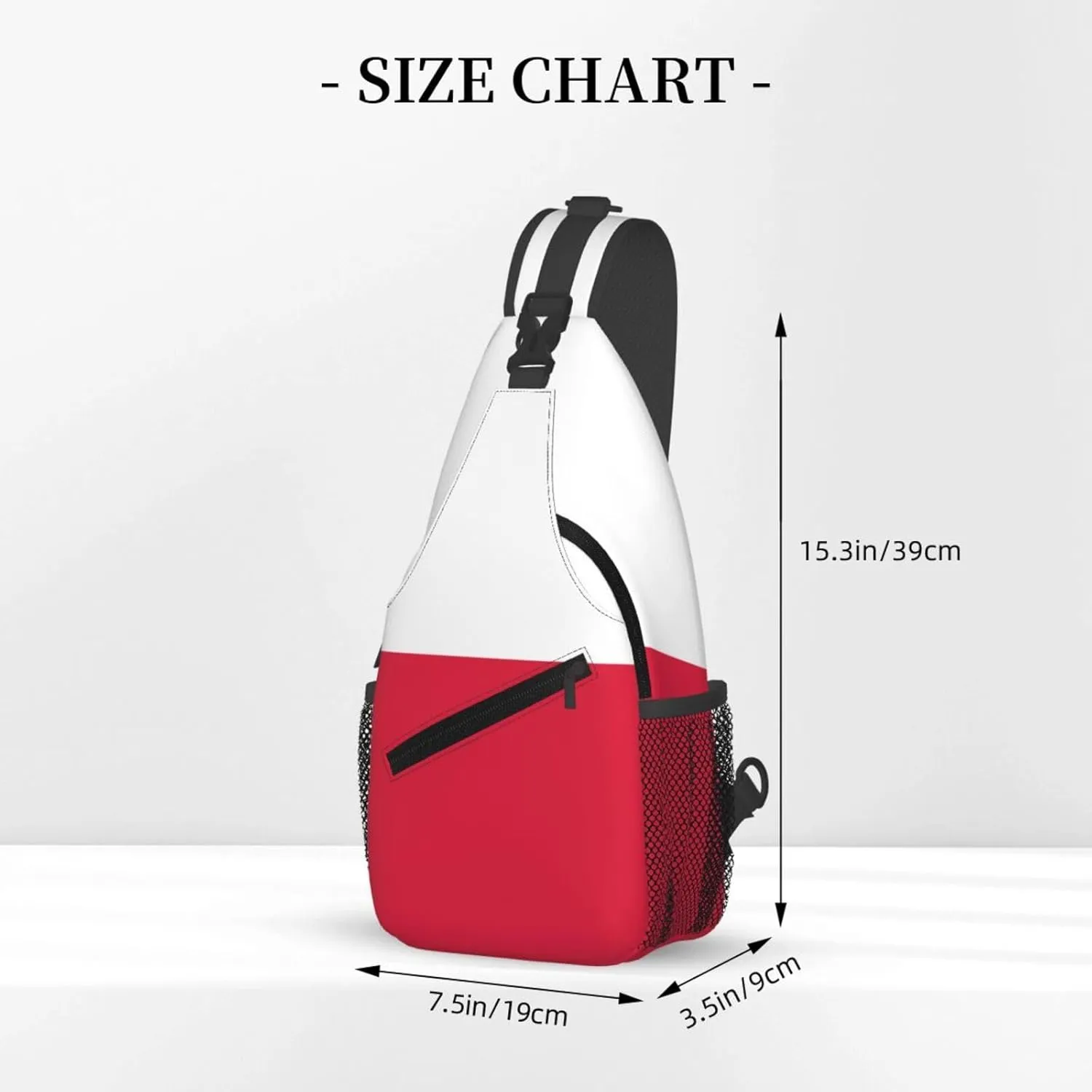 American Flag Stars Sling Bag Adjustable Chest Bags Casual Crossbody Bag Travel Shoulder Backpack