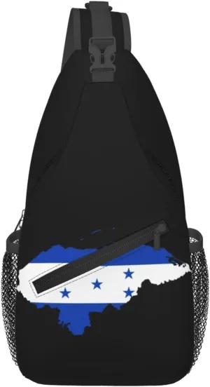 American Flag Stars Sling Bag Adjustable Chest Bags Casual Crossbody Bag Travel Shoulder Backpack