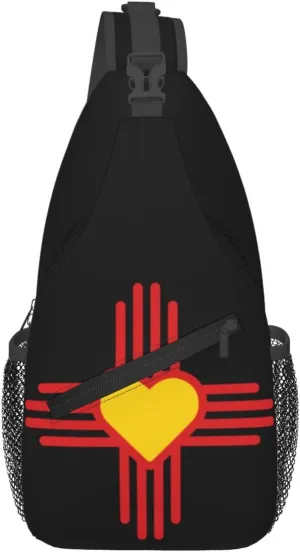 American Flag Stars Sling Bag Adjustable Chest Bags Casual Crossbody Bag Travel Shoulder Backpack