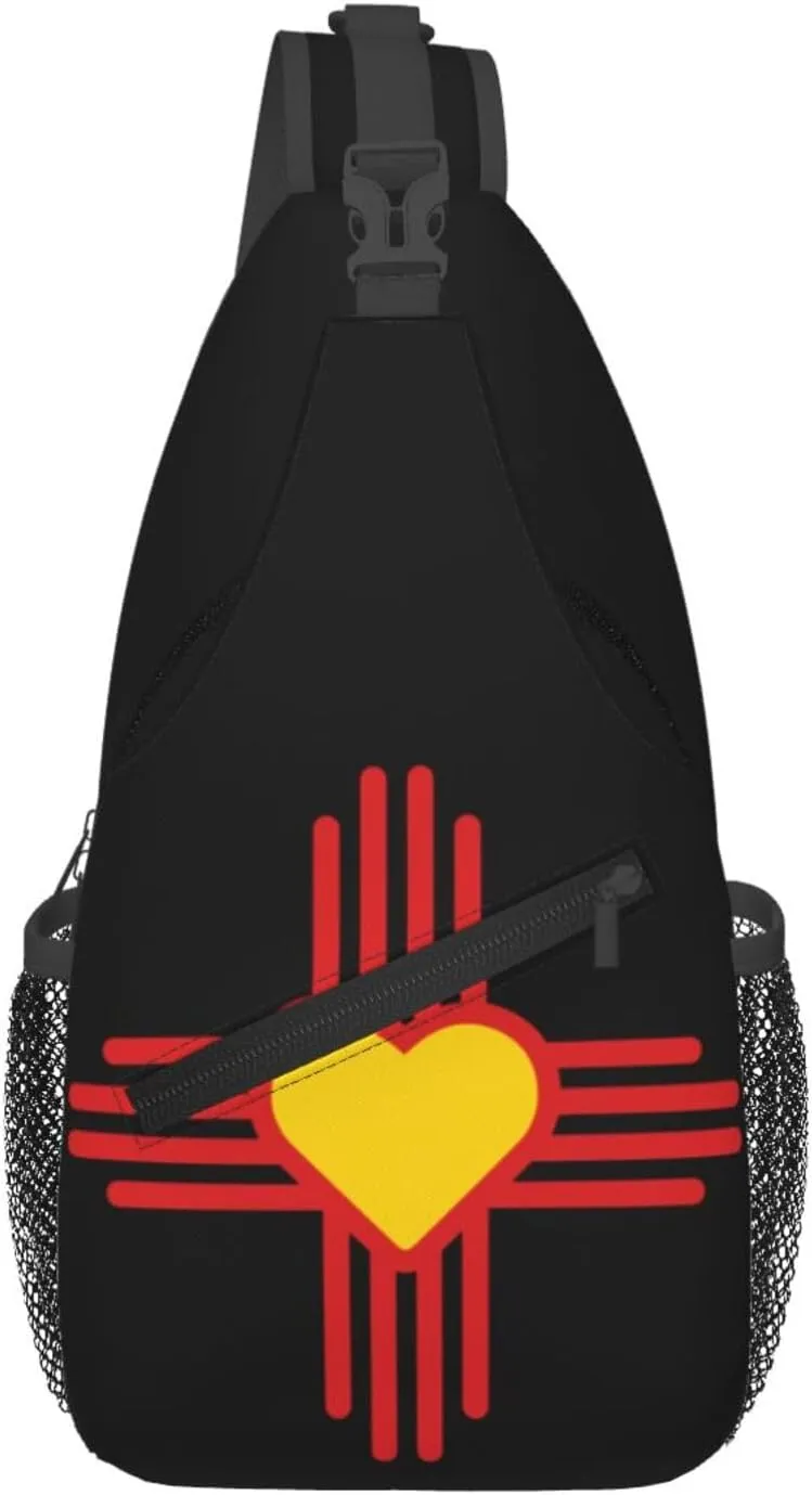 American Flag Stars Sling Bag Adjustable Chest Bags Casual Crossbody Bag Travel Shoulder Backpack