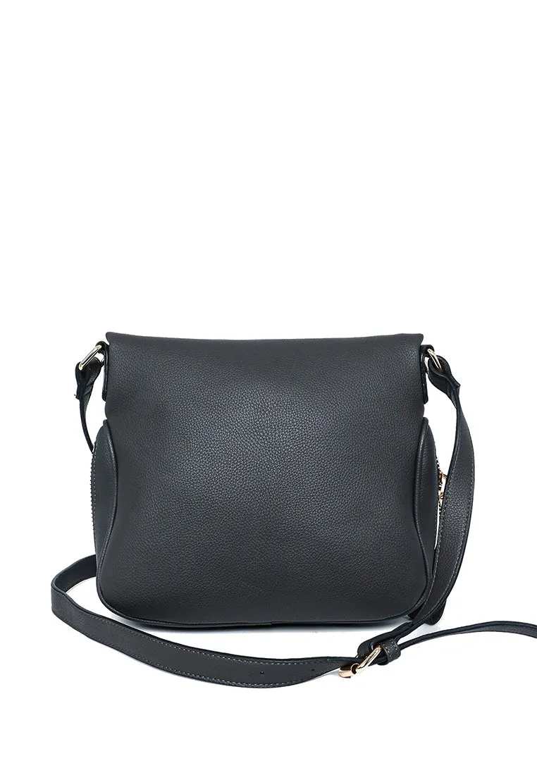 Andie Saddle Bag (Pebble Gray)