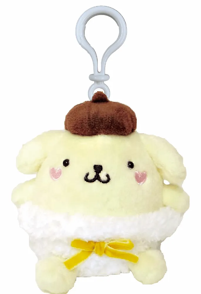 Angel Pompom Purin 4.5" PLUSHY Mascot Bag Charm