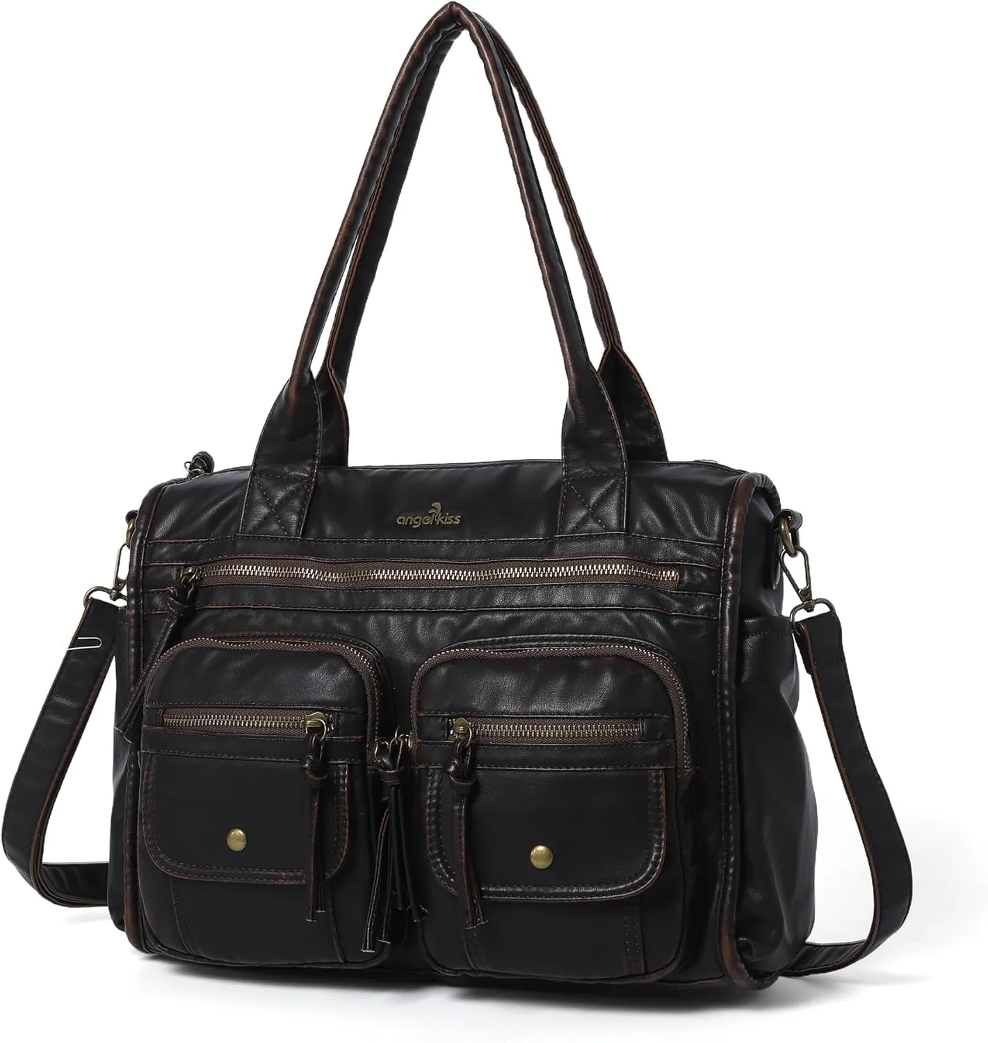 Angelkiss Purses and Handbag for Women Soft Leather Hobo Bags Shoulder Bags Women Tote Bag Shoulder Bag