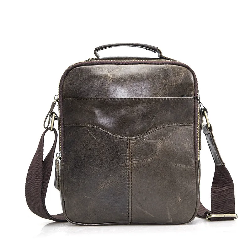 Angelo Ricci™ Casual Design Leather Shoulder Satchel Bag