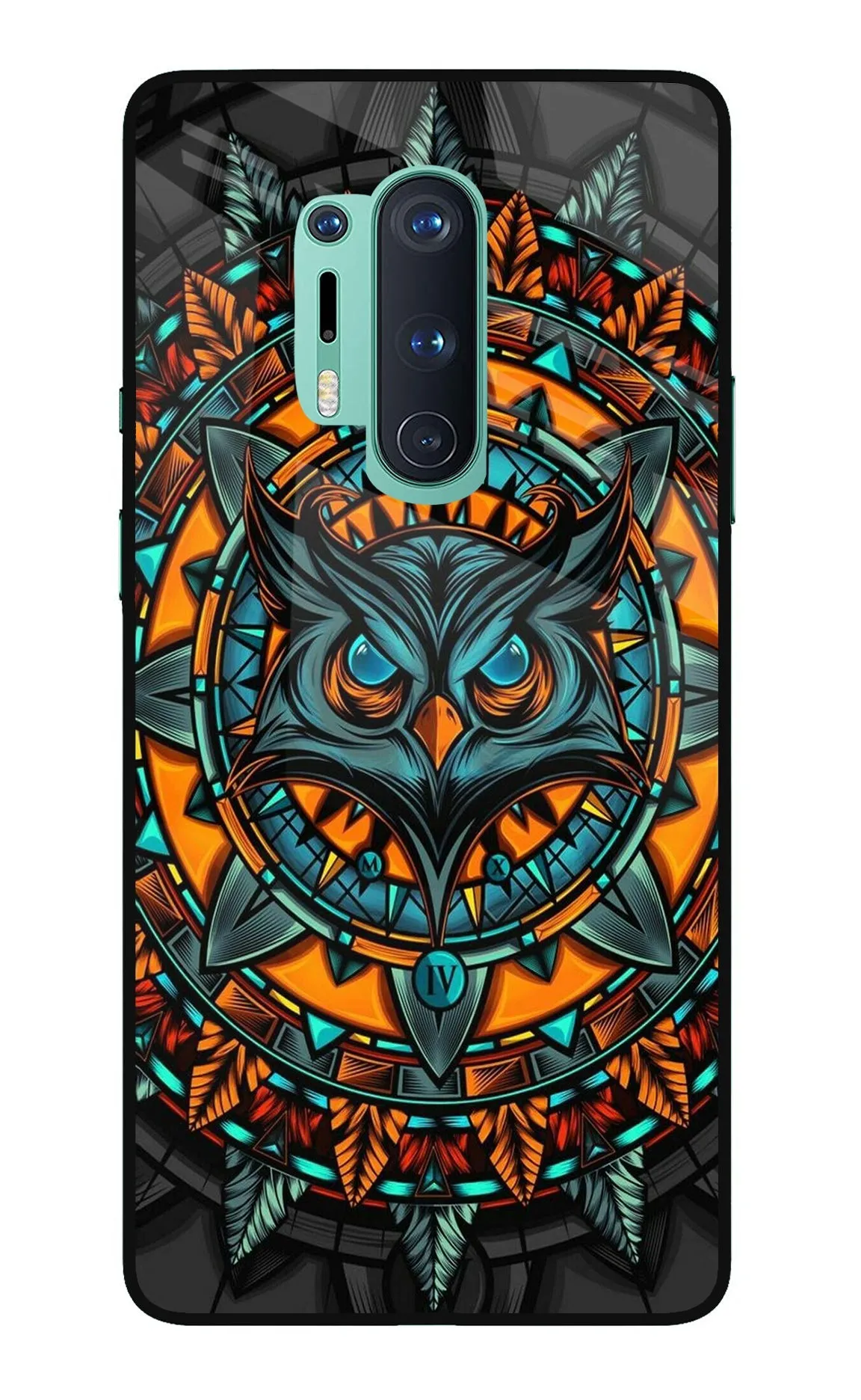 Angry Owl Art Oneplus 8 Pro Back Cover