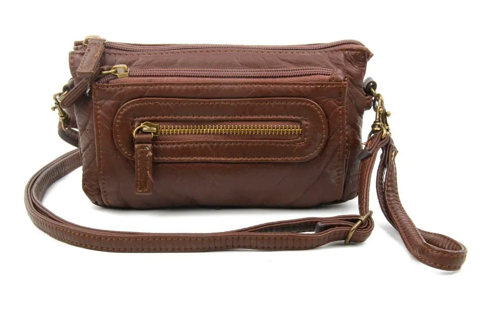 Anita Three Way Crossbody Wristlet Purse