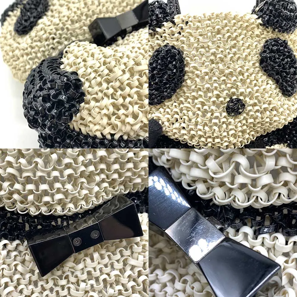 ANTEPRIMA Animale Panda PVC Tote Bag
