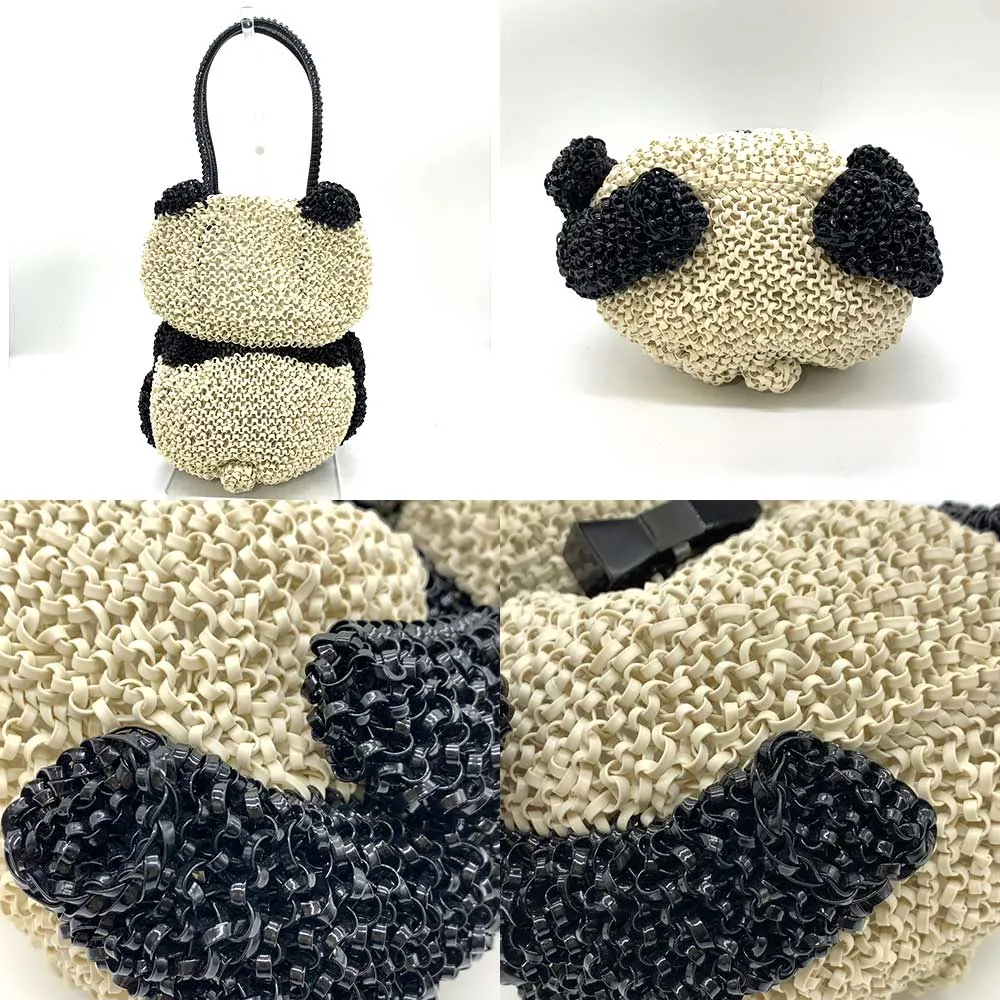 ANTEPRIMA Animale Panda PVC Tote Bag
