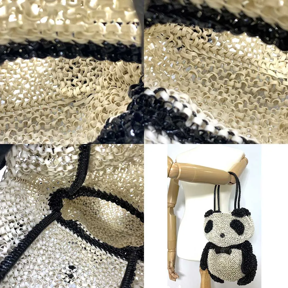 ANTEPRIMA Animale Panda PVC Tote Bag