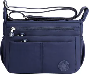 Anti Theft Shoulder Bags for Woman Small Designer Crossbody Bags for Women Carry Options for Work and Daily Use(Blue)