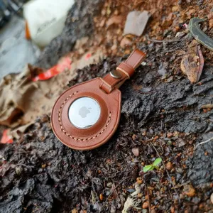 Apple airtag leather case