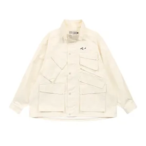 Asymmetrical Multi-Pocket Functional Jacket