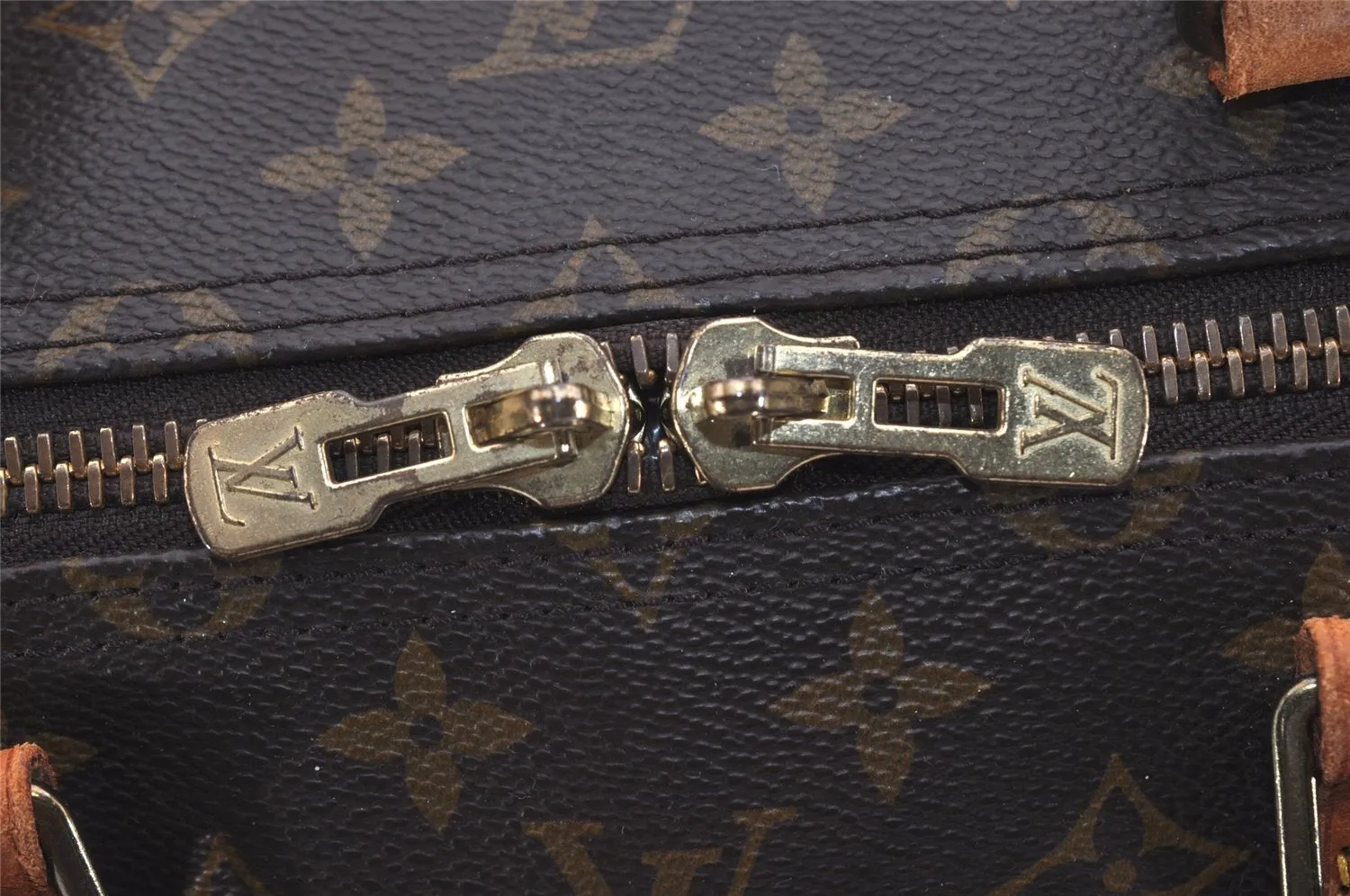 Authentic Louis Vuitton Monogram Keepall 55 Travel Boston Bag M41424 LV 5771J