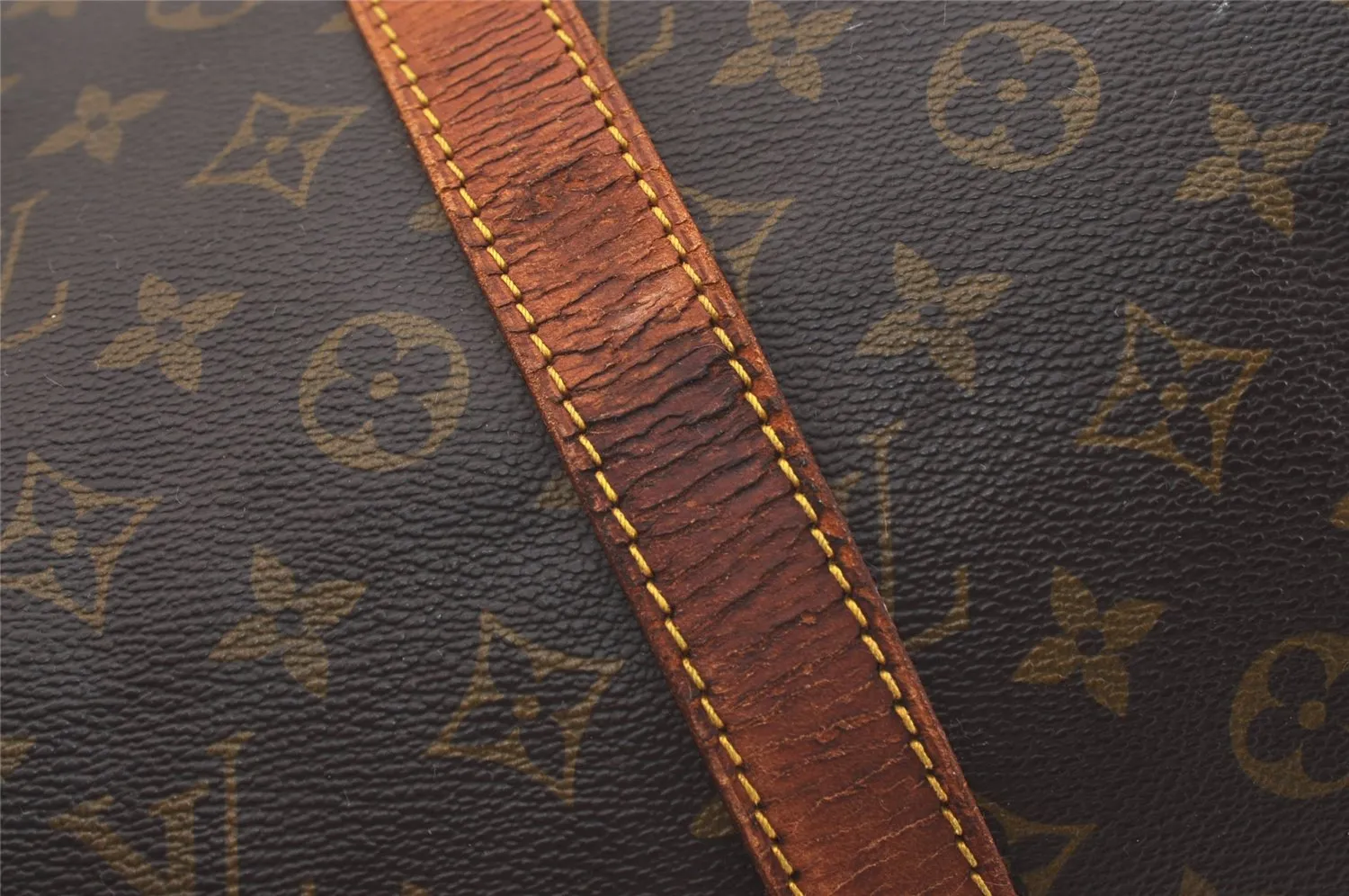Authentic Louis Vuitton Monogram Keepall 55 Travel Boston Bag M41424 LV 5771J