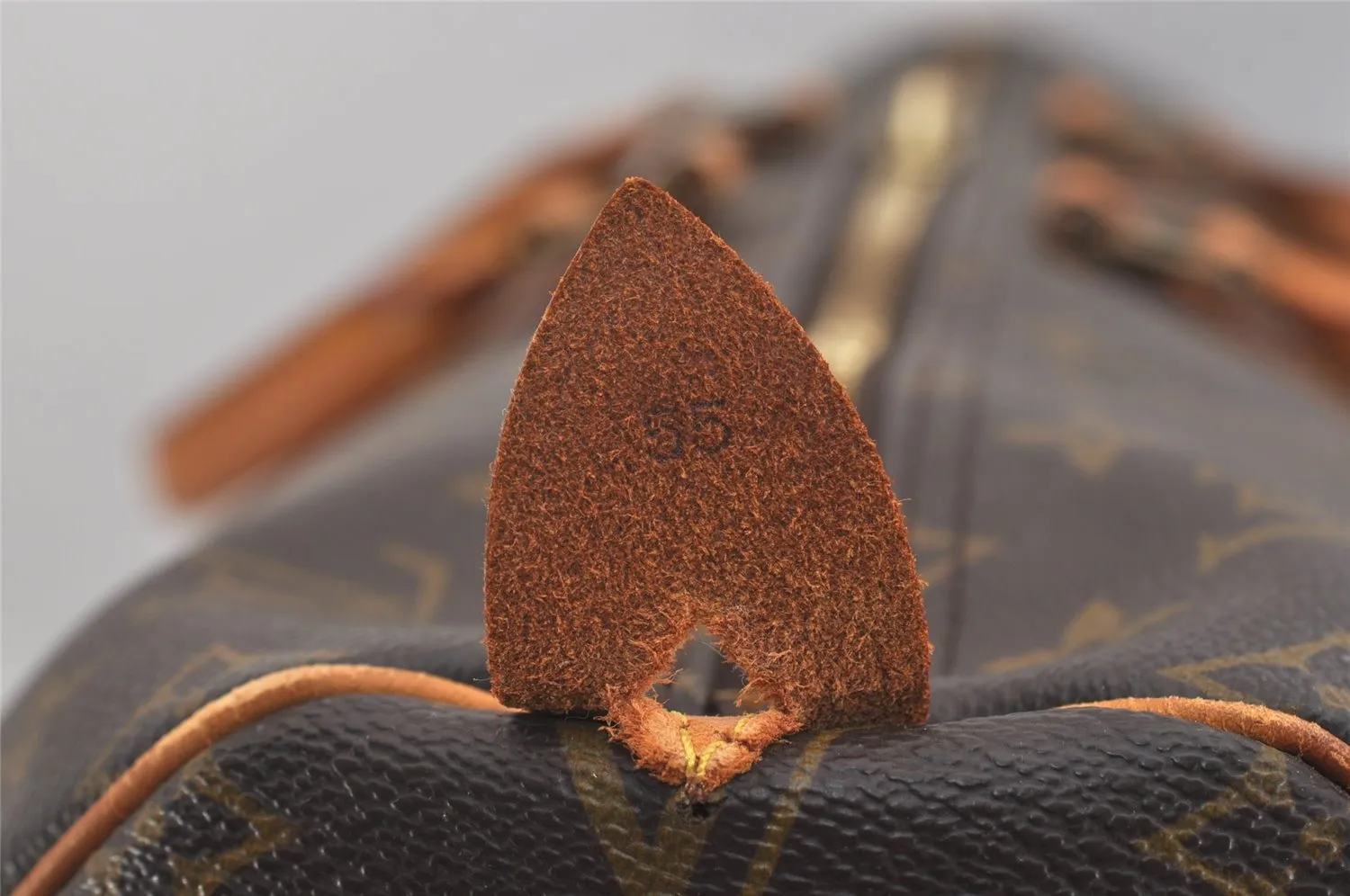 Authentic Louis Vuitton Monogram Keepall 55 Travel Boston Bag M41424 LV 5771J