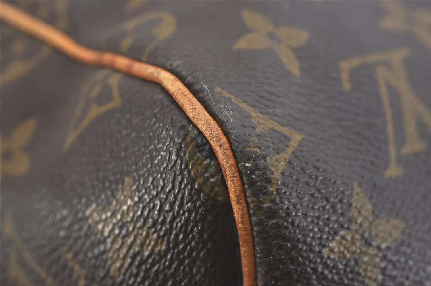 Authentic Louis Vuitton Monogram Keepall 55 Travel Boston Bag M41424 LV 5771J