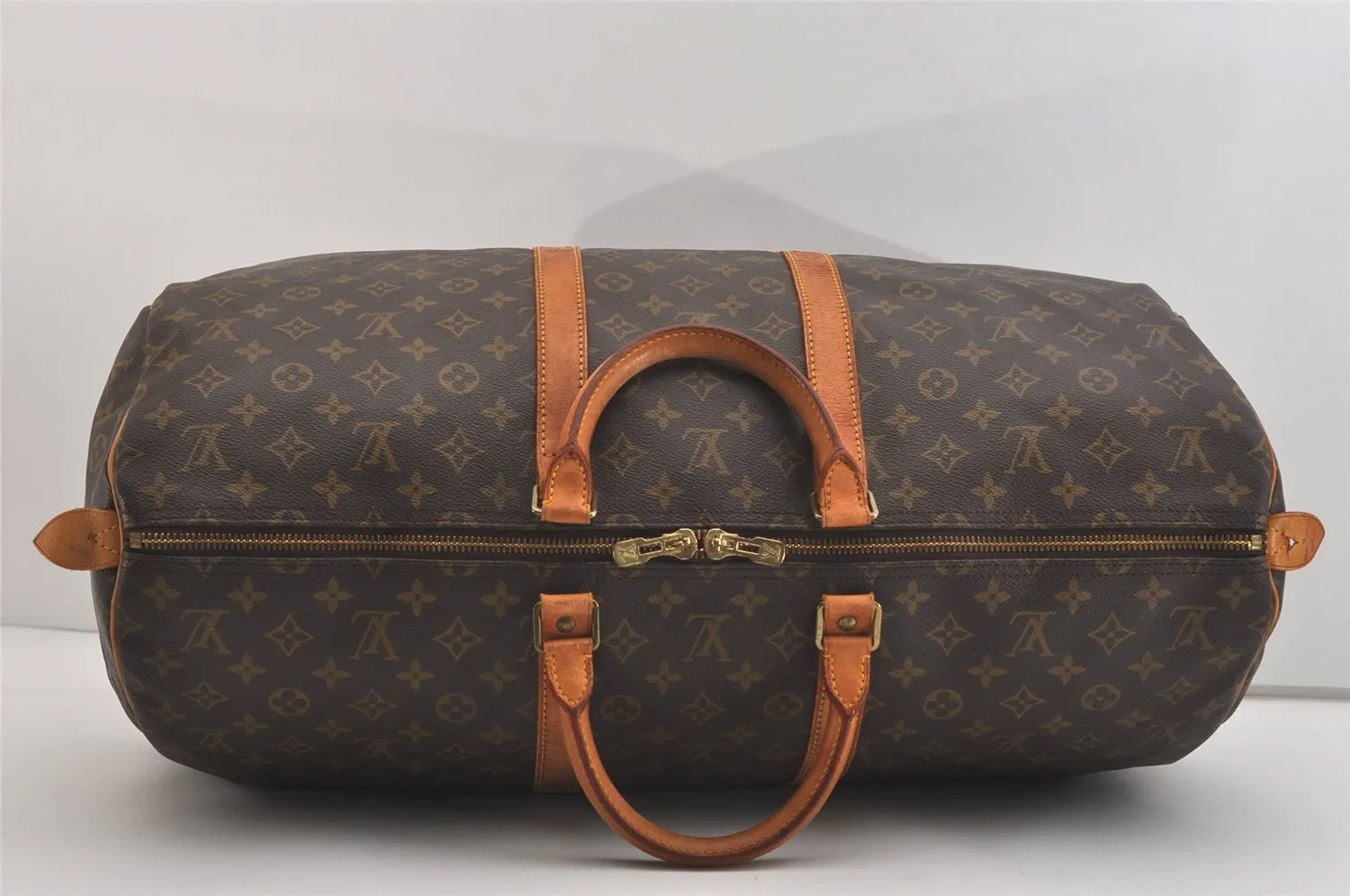 Authentic Louis Vuitton Monogram Keepall 55 Travel Boston Bag M41424 LV 5771J
