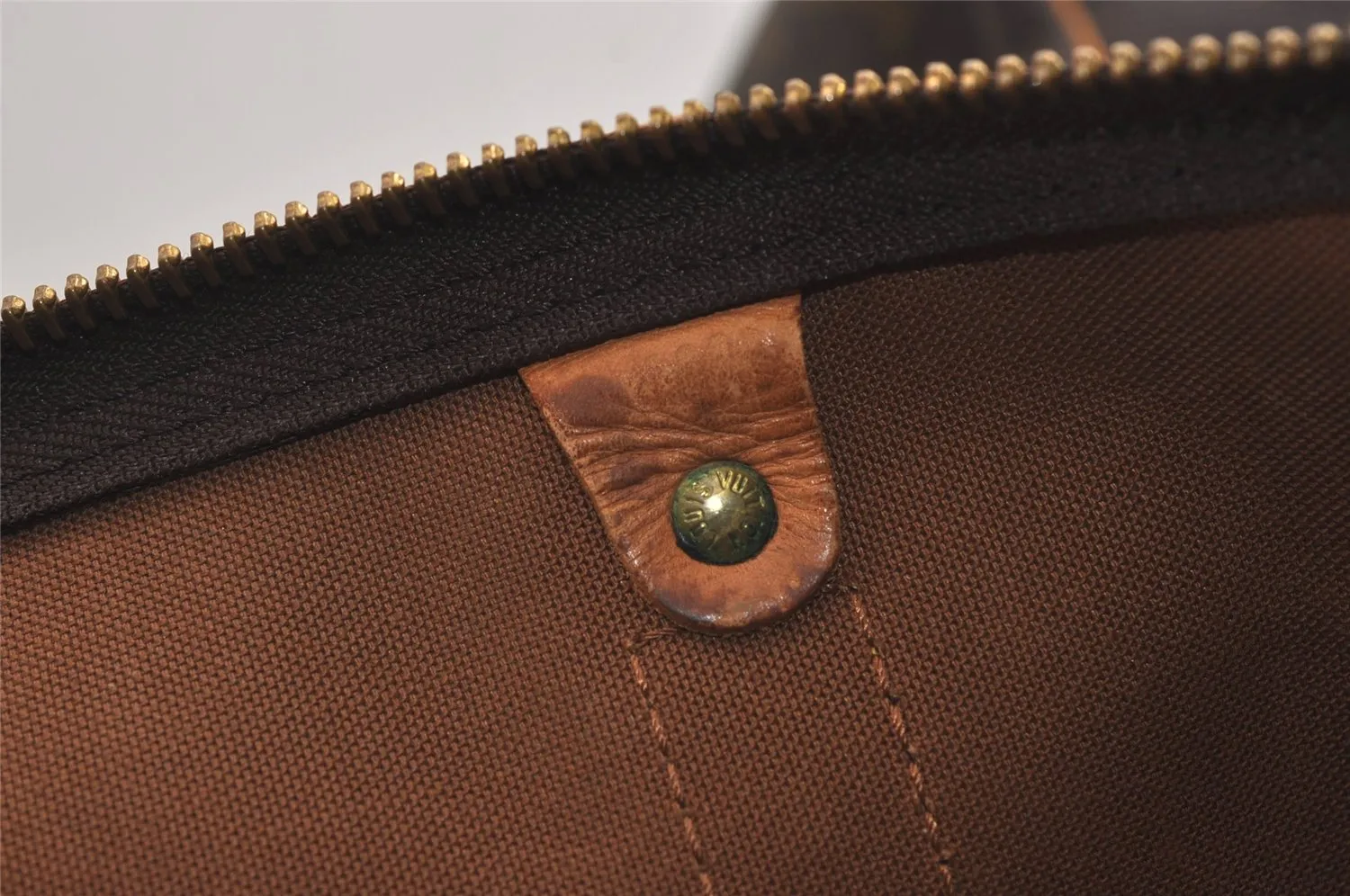 Authentic Louis Vuitton Monogram Keepall 55 Travel Boston Bag M41424 LV 5771J