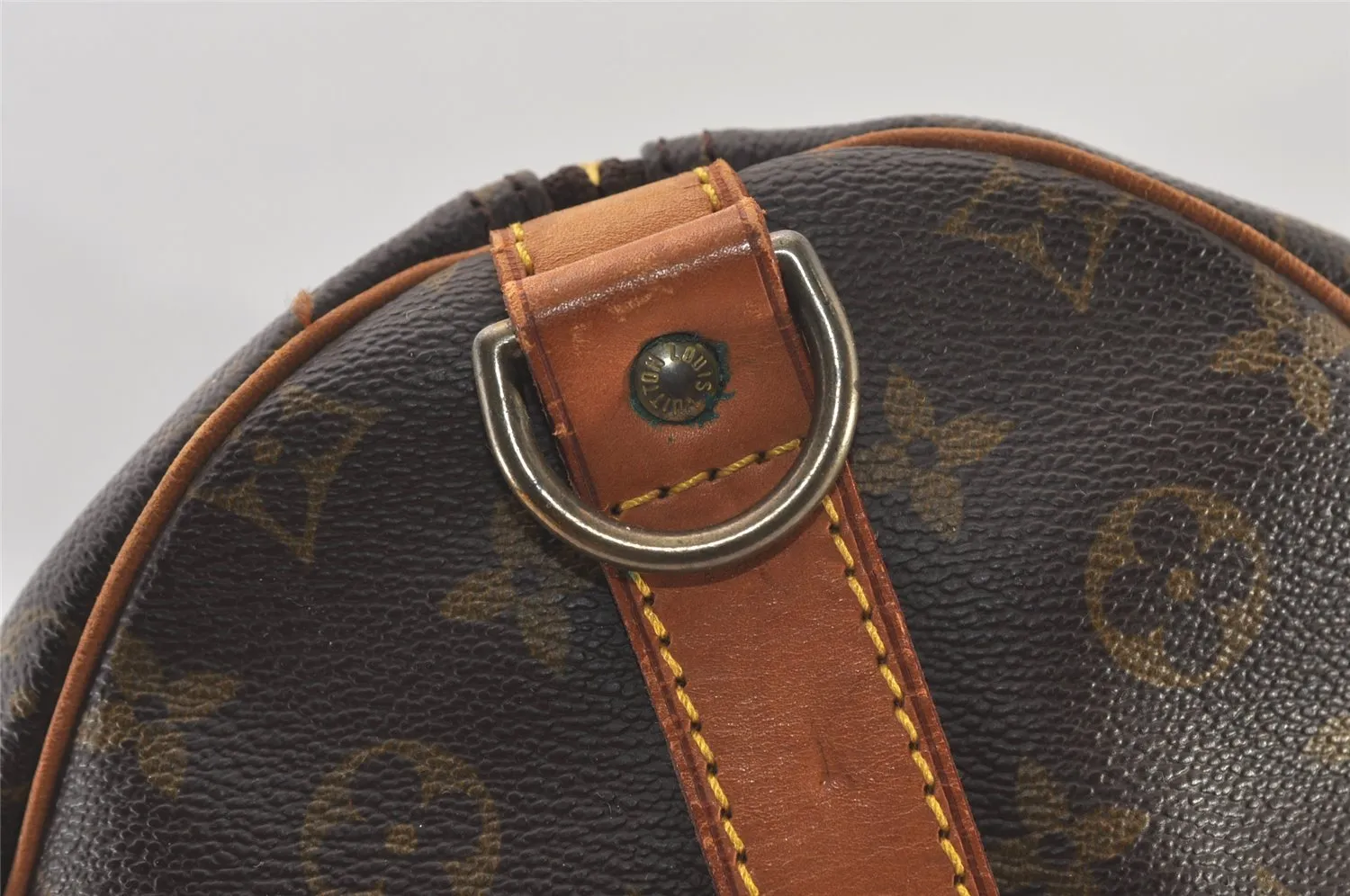Authentic Louis Vuitton Monogram Keepall Bandouliere 55 M41414 Boston Bag 2960J