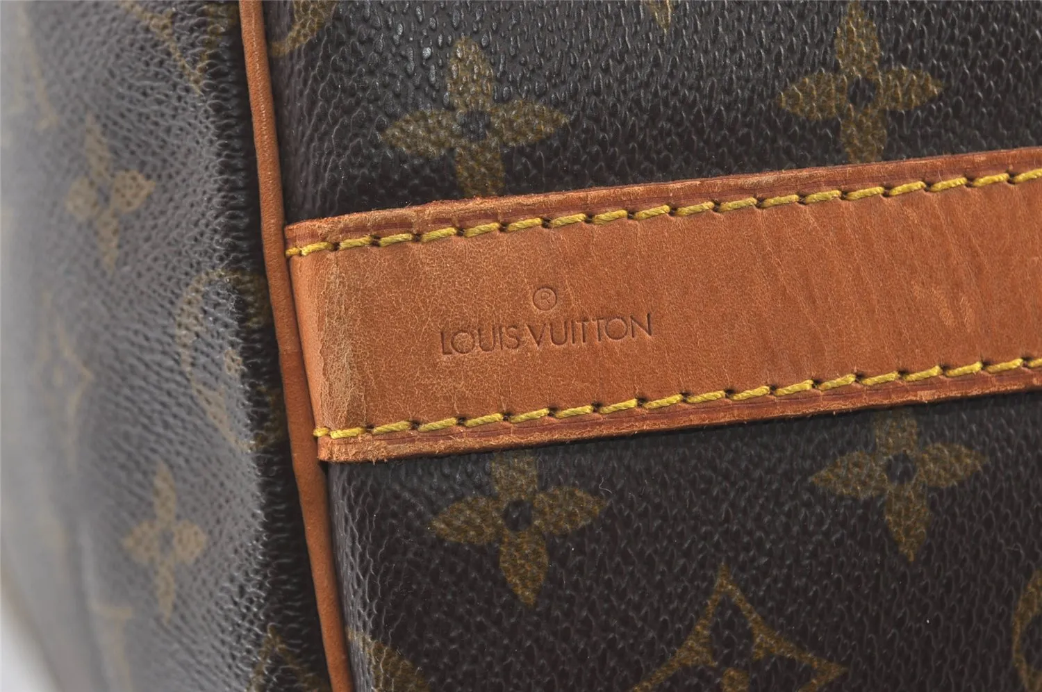 Authentic Louis Vuitton Monogram Keepall Bandouliere 55 M41414 Boston Bag 2960J