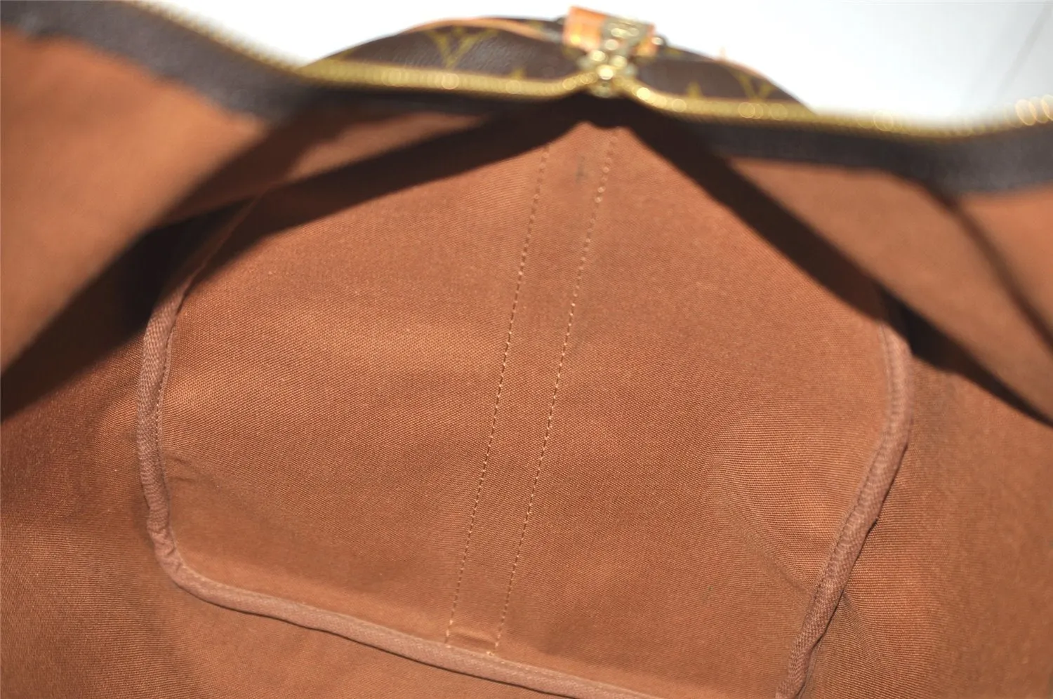 Authentic Louis Vuitton Monogram Keepall Bandouliere 55 M41414 Boston Bag 2960J