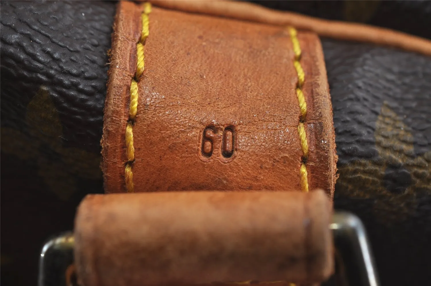 Authentic Louis Vuitton Monogram Keepall Bandouliere 60 M41412 Boston Bag 8230I