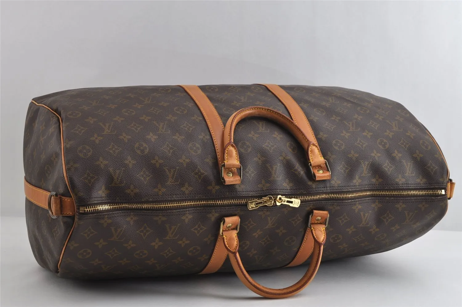 Authentic Louis Vuitton Monogram Keepall Bandouliere 60 M41412 Boston Bag 8230I