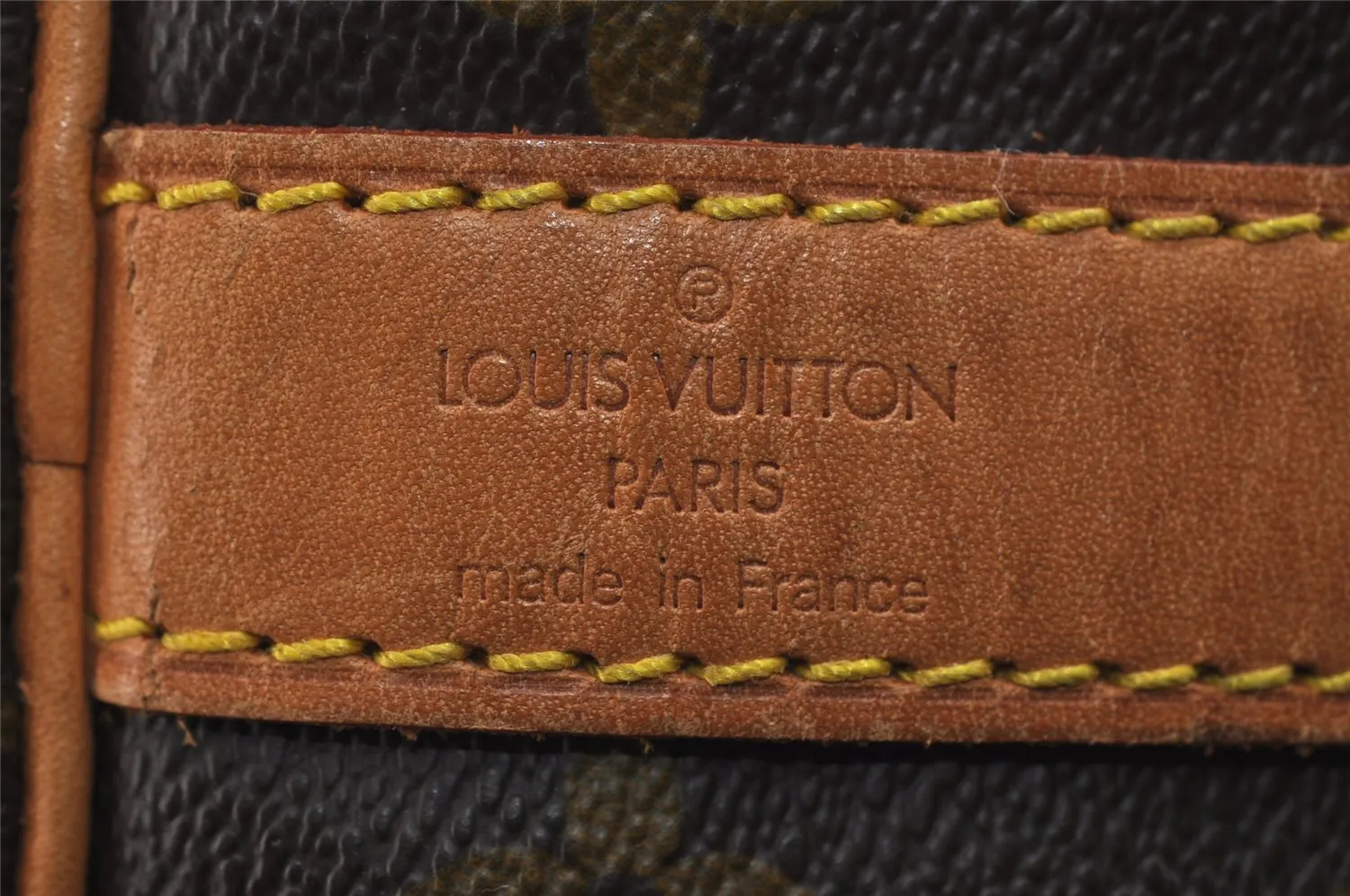 Authentic Louis Vuitton Monogram Keepall Bandouliere 60 M41412 Boston Bag 8230I
