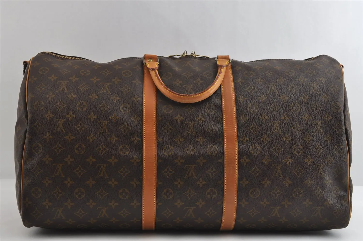 Authentic Louis Vuitton Monogram Keepall Bandouliere 60 M41412 Boston Bag 8230I