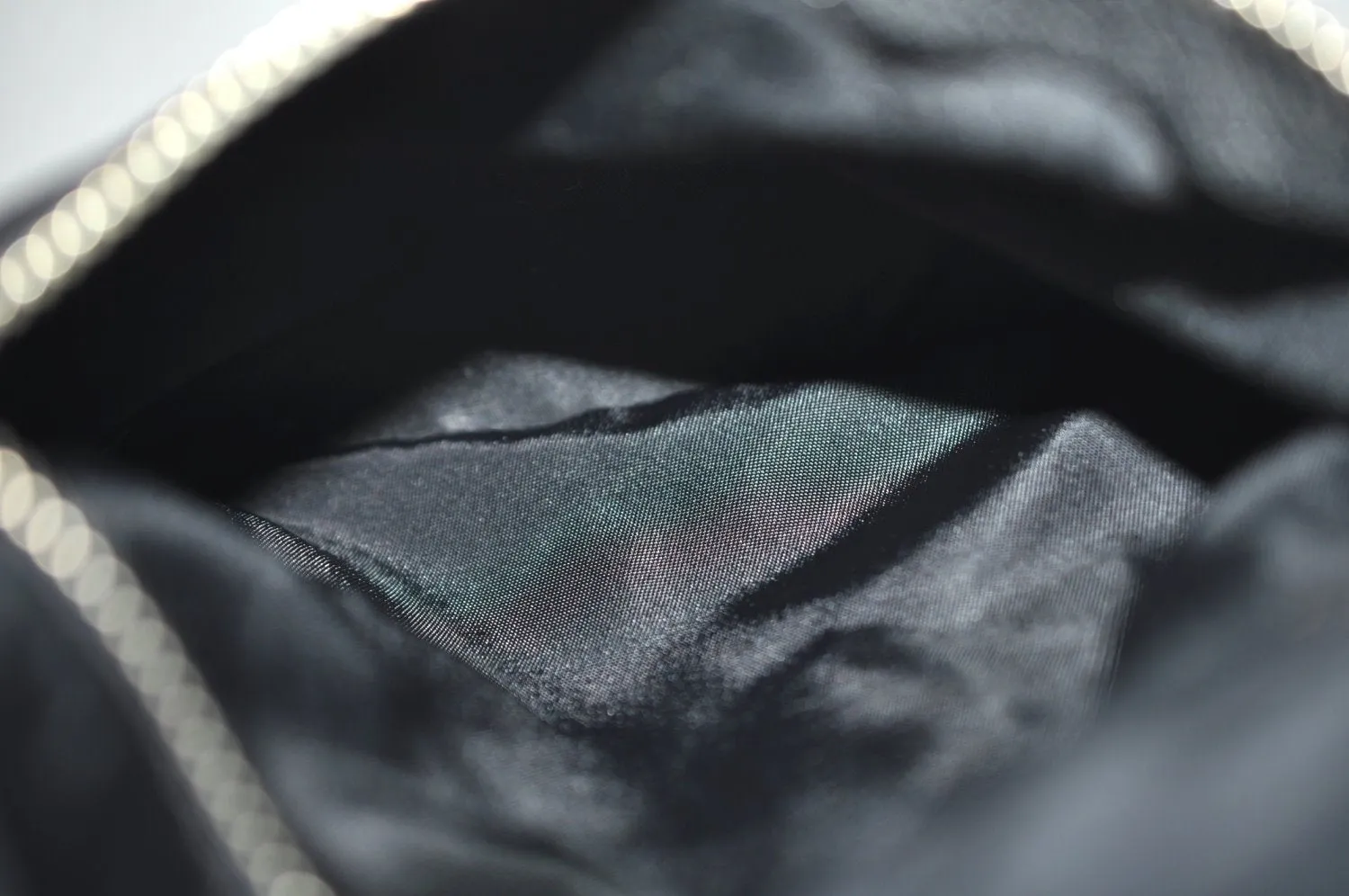 Authentic PRADA Vintage Nylon Tessuto Leather Hand Boston Bag Black 7592G