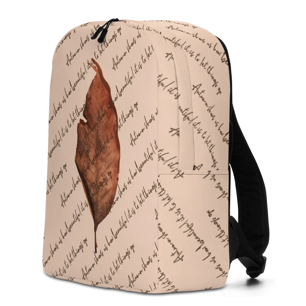 Autumn Minimalist Backpack