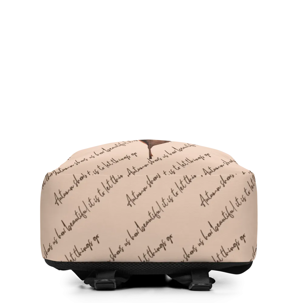 Autumn Minimalist Backpack