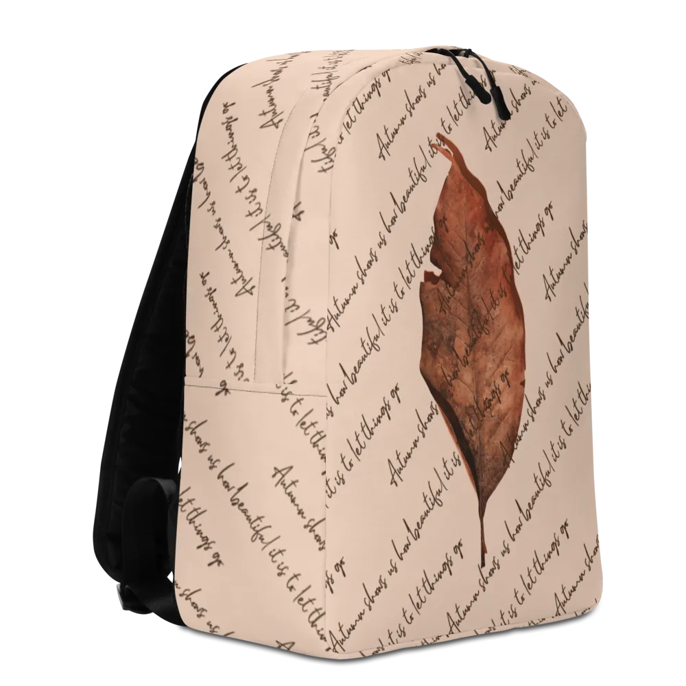 Autumn Minimalist Backpack