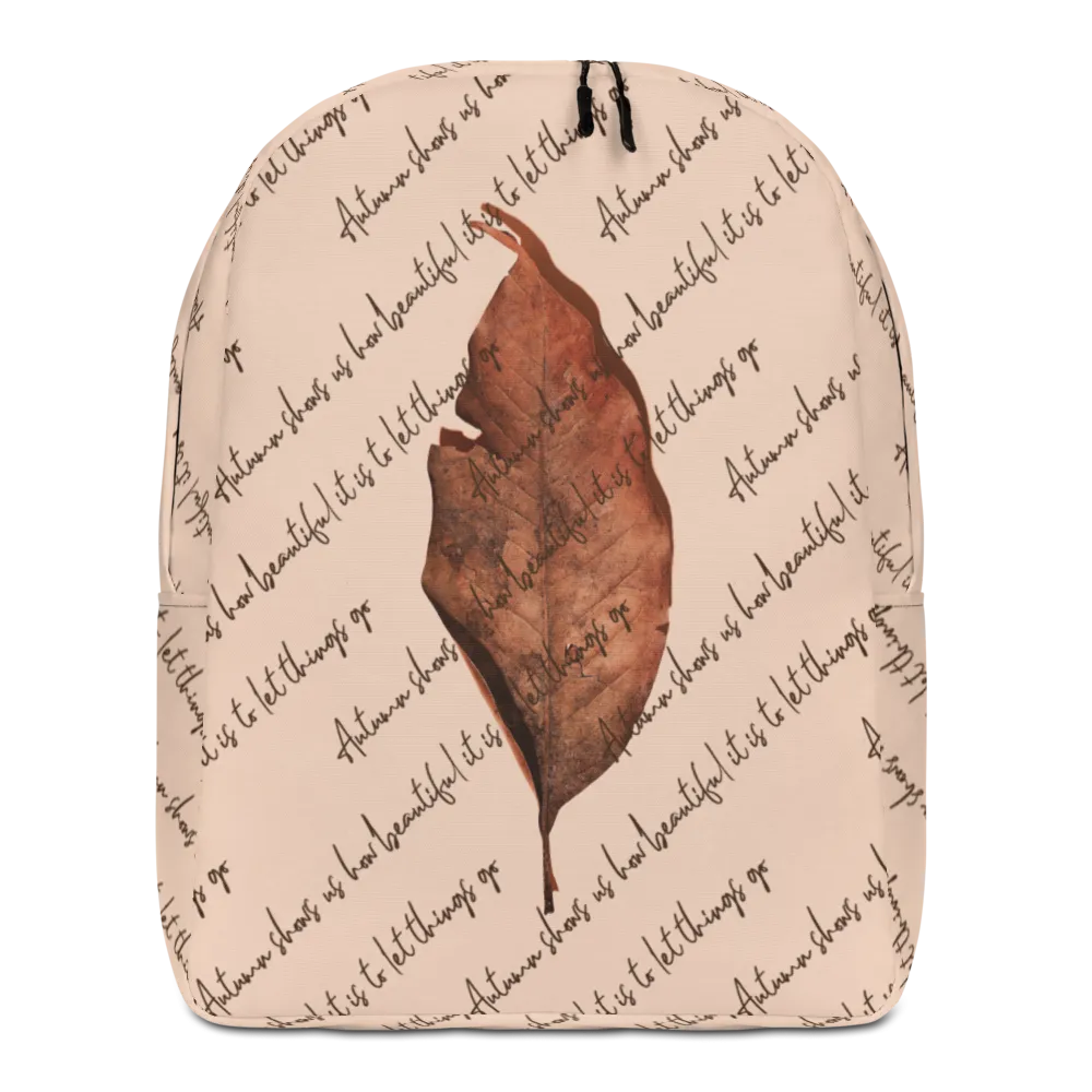 Autumn Minimalist Backpack