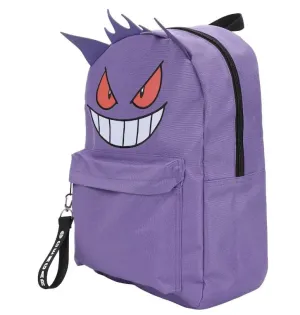 Backpack - Pokémon Gengar 3d - 16" Backpack with Chunky Webbing Strap