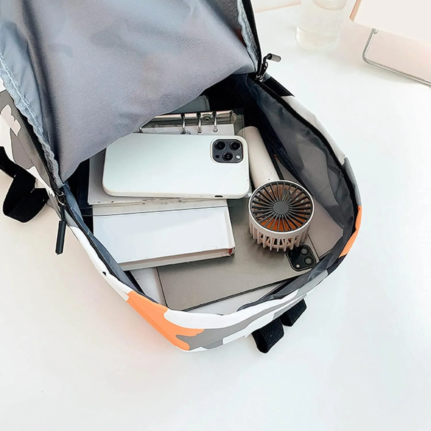 Backpack Purses for Women Retro Large Capacity Solid Soft Fashion Backpacks Anti Theft Crossbody Bags for Women(Grey)