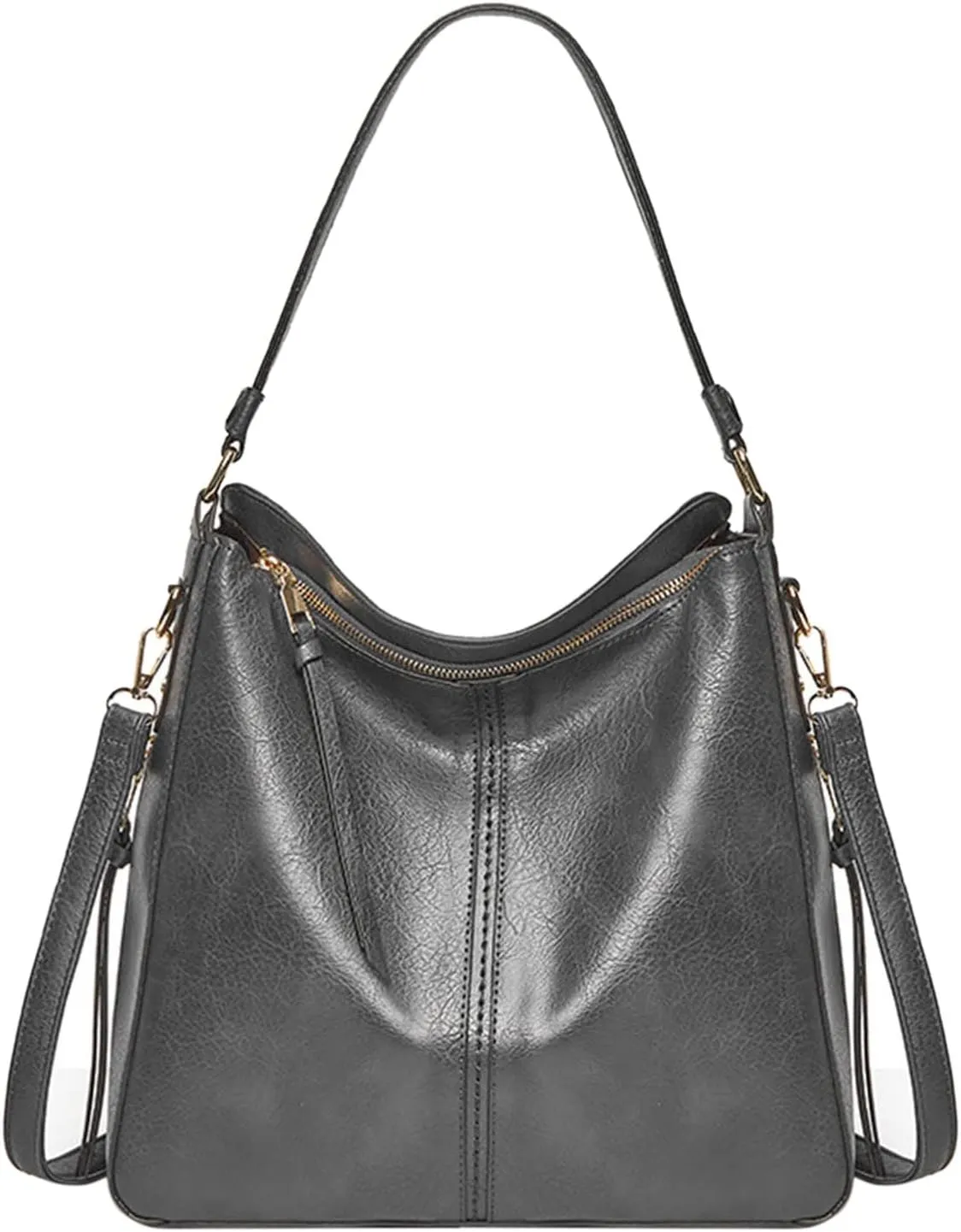Bags For Women Retro Soft Leather Large Crossbody Bag Shoulder Handbags For Her Friends Travel College A