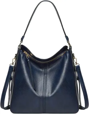 Bags For Women Retro Soft Leather Large Crossbody Bag Shoulder Handbags For Her Friends Travel College A