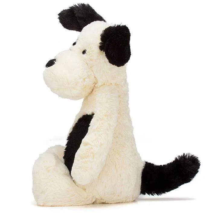 Bashful Black & Cream Puppy - Medium
