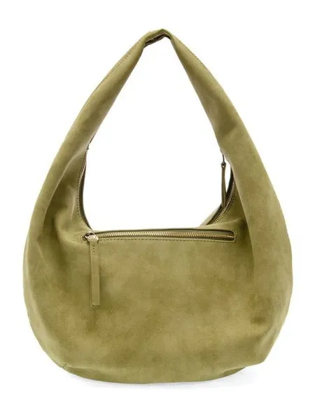 Bianca Soft Crescent Shoulder Bag  - L8204-03  -  Women  Sage