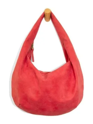 Bianca Soft Crescent Shoulder Bag  - L8204-05  -  Women  RED