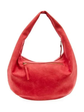 Bianca Soft Crescent Shoulder Bag  - L8204-05  -  Women  RED