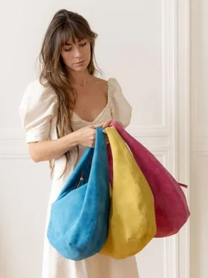 Bianca Soft Crescent Shoulder Bag  - L8204-97  -  Women  Cobalt